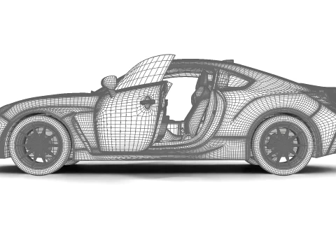 Toyota GR86 2027 HQ 3D Model