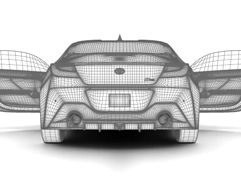 Toyota GR86 2027 HQ 3D Model