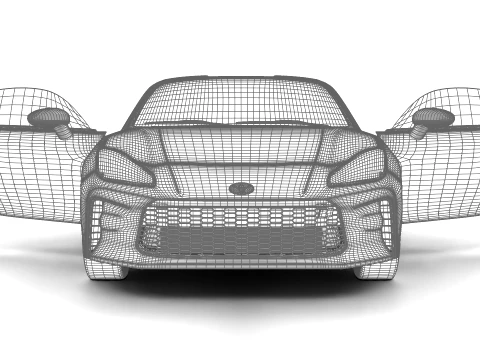Toyota GR86 2027 HQ 3D Model
