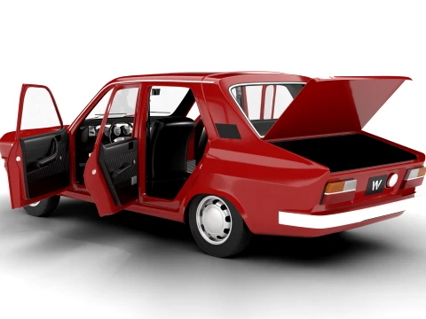 Renault 12 Berlina 1975 HQ 3D Model