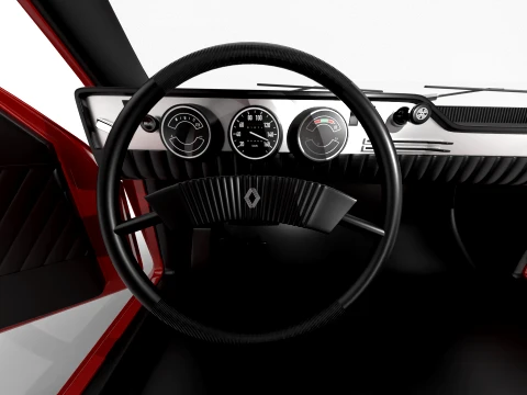 Renault 12 Berlina 1975 HQ 3D Model