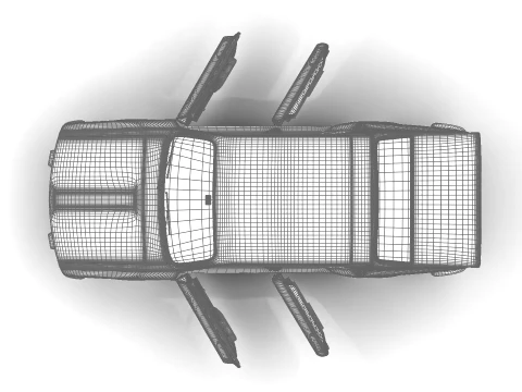Renault 12 Berlina 1975 HQ 3D Model