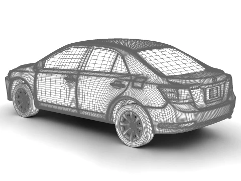 トヨタ アリオン 2019 3Dモデル