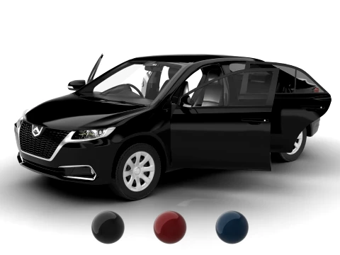 Toyota Allion 2019 Sede Modelo 3D