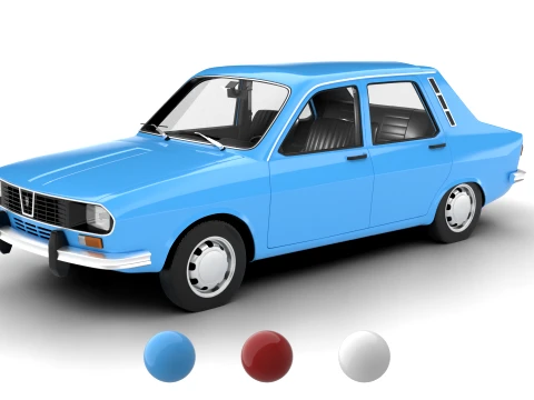 Dacia 1300 1969 Modelo 3D