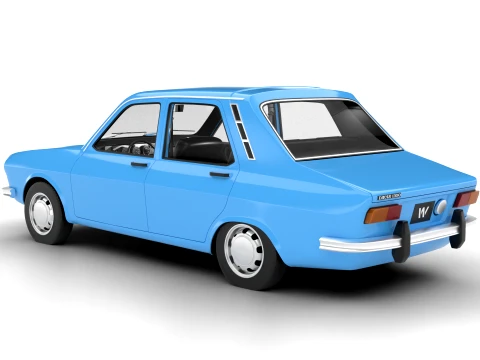 Dacia 1300 1969 3D Model