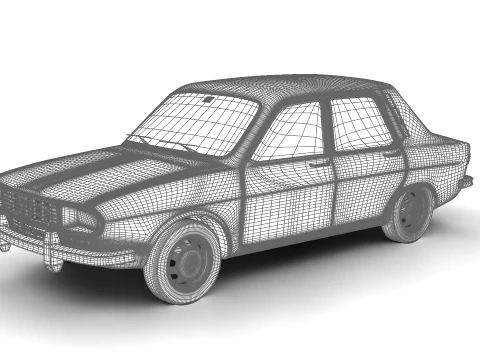 Dacia 1300 1969 3D Model