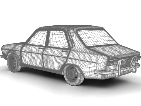 Dacia 1300 1969 3D Model