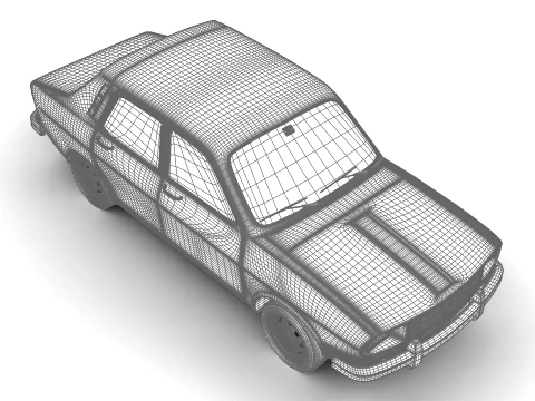 Dacia 1300 1969 3D Model