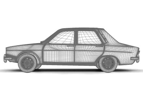 Dacia 1300 1969 3D Model