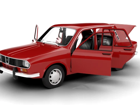 Dacia 1300 1969 HQ 3D Model