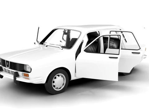 Dacia 1300 1969 HQ 3D Model