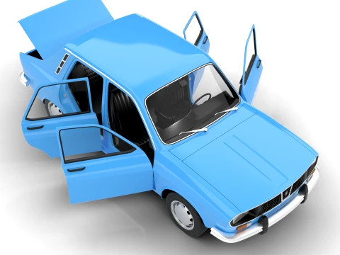 Dacia 1300 1969 HQ 3D Model