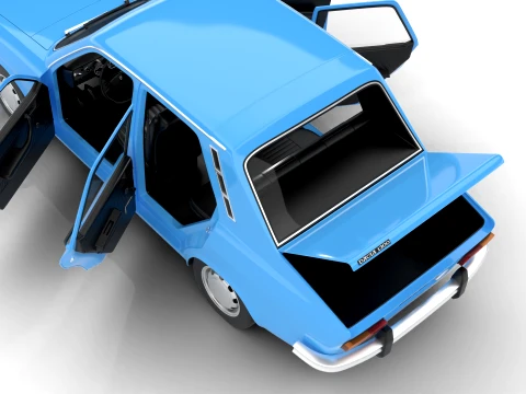Dacia 1300 1969 HQ 3D Model