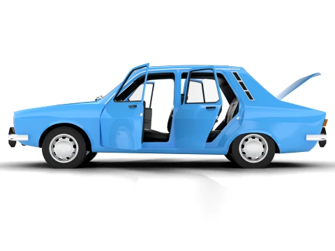 Dacia 1300 1969 HQ 3D Model
