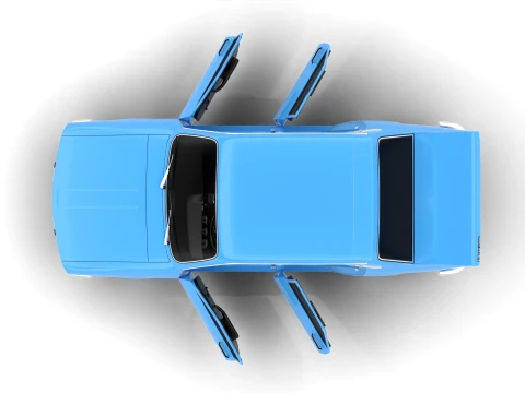 Dacia 1300 1969 HQ 3D Model