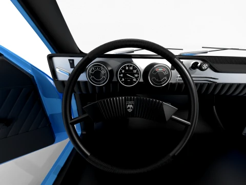 Dacia 1300 1969 HQ 3D Model