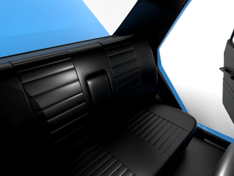 Dacia 1300 1969 HQ 3D Model