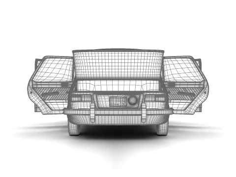 Dacia 1300 1969 HQ 3D Model