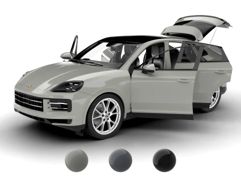 Porsche Cayenne S Coup&eacute; 2026 HQ Modelo 3D