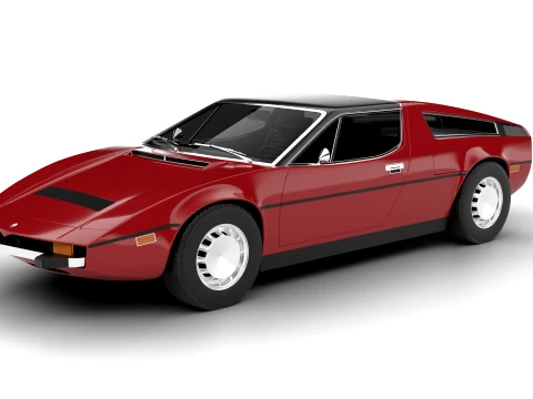 Maserati Bora 49 1974 3D Model