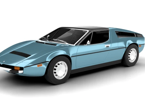 Maserati Bora 49 1974 3D Model
