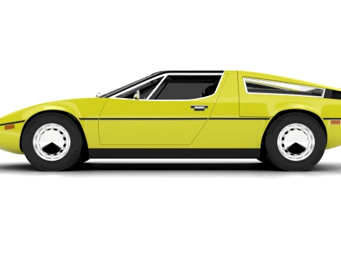 Maserati Bora 49 1974 3D Model