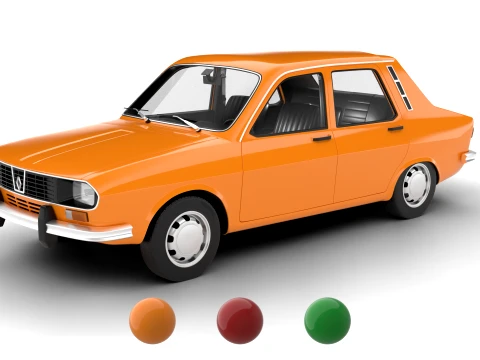 Renault 12 TL 1975 Modelo 3D