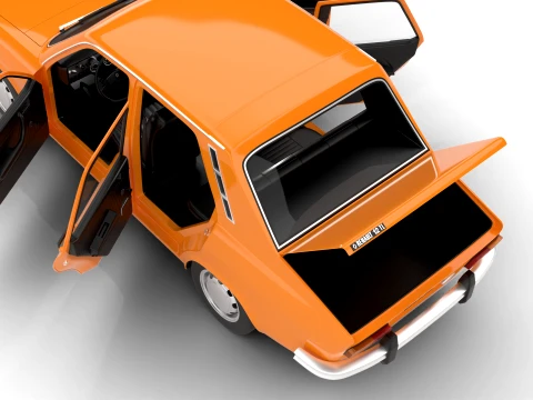 Renault 12 TL 1975 HQ 3D Model