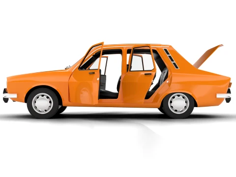 Renault 12 TL 1975 HQ 3D Model
