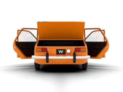 Renault 12 TL 1975 HQ 3D Model