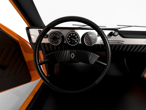 Renault 12 TL 1975 HQ 3D Model