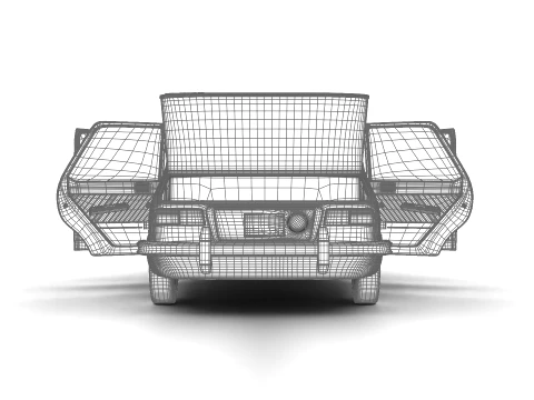 Renault 12 TL 1975 HQ 3D Model