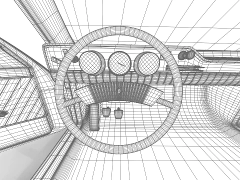 Renault 12 TL 1975 HQ 3D Model