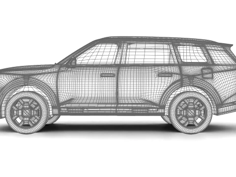 Kia Telluride SX 2026 3D Model