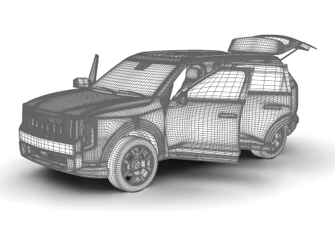 Kia Telluride SX 2026HQ Modello 3D