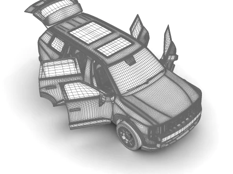 Kia Telluride SX 2026HQ Modello 3D