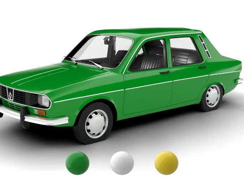 Renault 12TS 1975 Modelo 3D