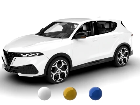 Alfa Romeo Tonale Ibrida H&iacute;brido enchufable 2026 Modelo 3D