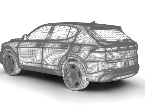 Alfa Romeo Tonale Ibrida Plug-in Hybrid 2026 3D Model