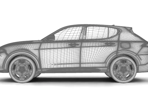 Alfa Romeo Tonale Ibrida Plug-in Hybrid 2026 3D Model