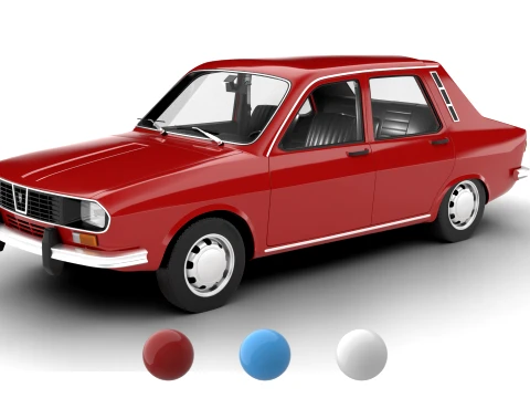 Dacia 1300 Superlux 1969 Modelo 3D