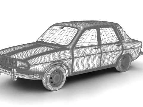 Dacia 1300 Superlux 1969 3D Model