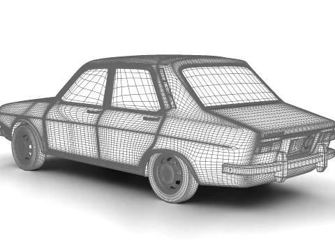 Dacia 1300 Superlux 1969 3D Model