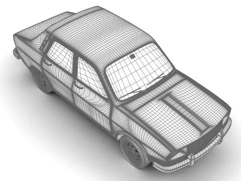 Dacia 1300 Superlux 1969 3D Model