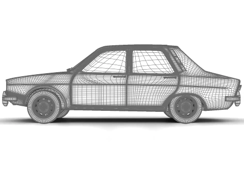 Dacia 1300 Superlux 1969 3D Model