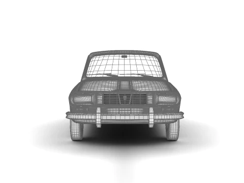 Dacia 1300 Superlux 1969 3D Model