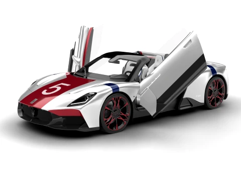 Maserati MCPura Cielo Tributo 1926 2026 HQ 3D Модель