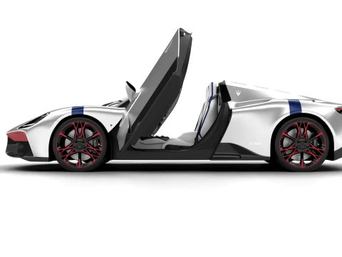 Maserati MCPura Cielo Tributo 1926 2026 HQ 3D Model