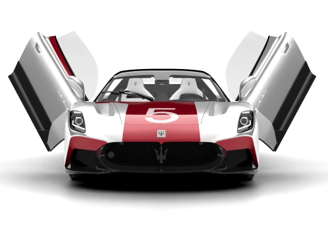 Maserati MCPura Cielo Tributo 1926 2026 HQ 3D Model